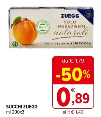 Iperal SUCCHI ZUEGG ml 200x3 offerta