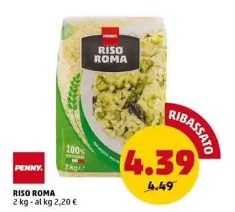 PENNY PENNY RISO ROMA 2 kg offerta