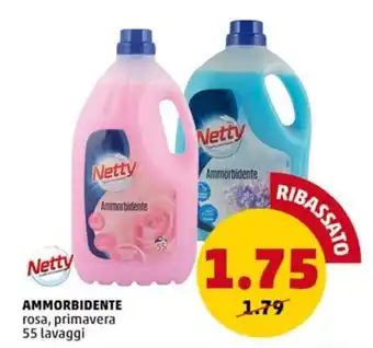 PENNY Netty AMMORBIDENTE rosa, primavera 55 lavaggi offerta