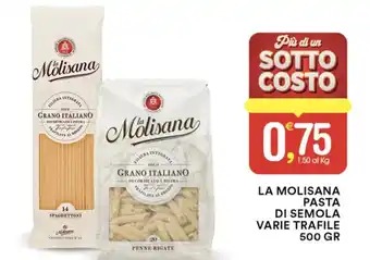 Gecop LA MOLISANA PASTA DI SEMOLA VARIE TRAFILE 500 GR offerta