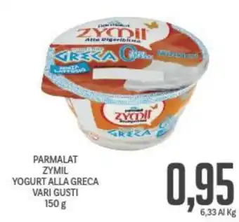 Supermercati Piccolo PARMALAT ZYMIL YOGURT ALLA GRECA VARI GUSTI 150 g offerta