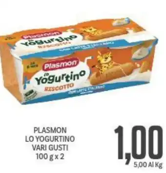 Supermercati Piccolo PLASMON LO YOGURTINO VARI GUSTI 100 gx2 offerta