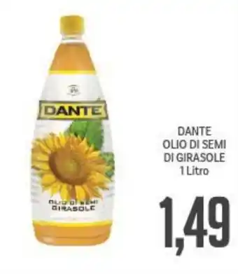 Supermercati Piccolo DANTE OLIO DI SEMI DI GIRASOLE 1 Litro offerta