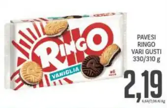 Supermercati Piccolo PAVESI RINGO VARI GUSTI 330/310 g offerta