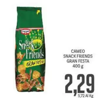 Supermercati Piccolo CAMEO SNACK FRIENDS GRAN FESTA 400 g offerta