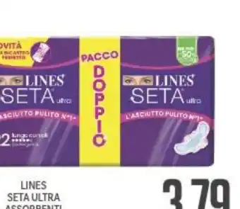 Supermercati Piccolo LINES SETA ULTRA ASSORBENTI offerta