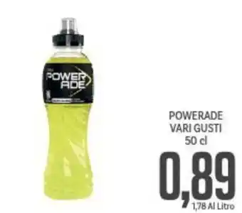 Supermercati Piccolo POWERADE VARI GUSTI 50 cl offerta