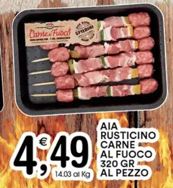 Gecop AIA RUSTICINO CARNE AL FUOCO 320 gr offerta