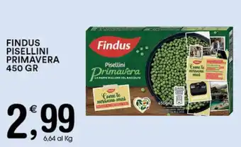 Gecop FINDUS PISELLINI PRIMAVERA 450 GR offerta