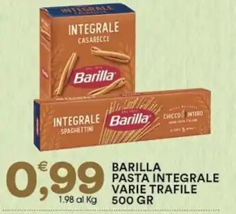 Gecop BARILLA PASTA INTEGRALE VARIE TRAFILE 500 GR offerta