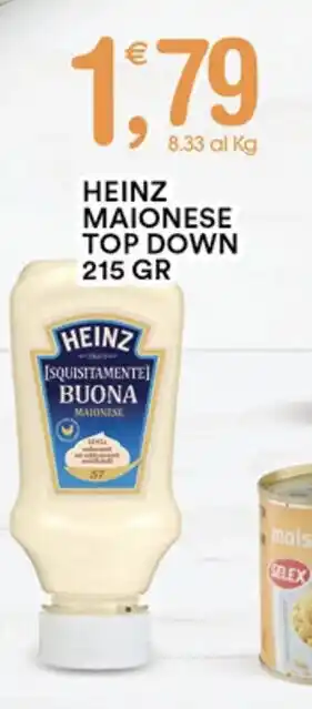 Gecop HEINZ MAIONESE TOP DOWN 215 GR offerta