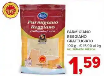 Todis PARMIGIANO REGGIANO GRATTUGIATO 100 g offerta