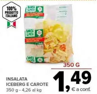 Todis INSALATA ICEBERG E CAROTE 350 g offerta