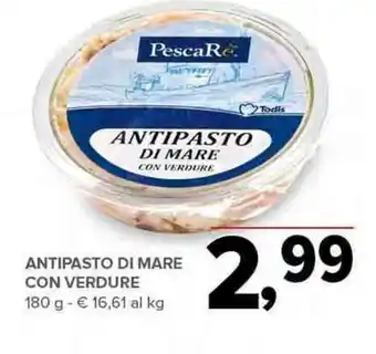 Todis ANTIPASTO DI MARE CON VERDURE 180 g offerta