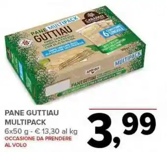 Todis PANE GUTTIAU MULTIPACK 6 x 50 g offerta