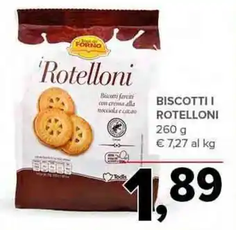 Todis BISCOTTI I ROTELLONI 260 g offerta