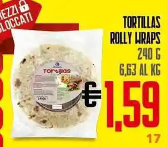 Todis TORTILLAS ROLLY WRAPS 240 g offerta