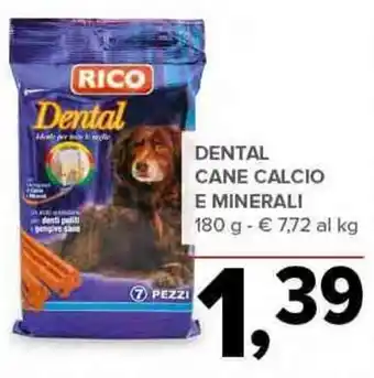 Todis DENTAL CANE CALCIO E MINERALI 180 g offerta