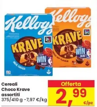 Despar Cereali Choco Krave assortiti 375/410 g offerta