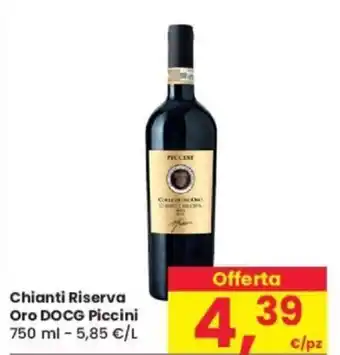 Despar Chianti Riserva Oro DOCG Piccini 750 ml offerta