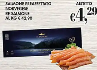 Coal SALMONE PREAFFETTATO NORVEGESE RE SALMONE offerta