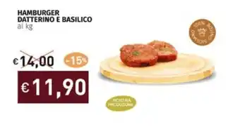 Prezzemolo e Vitale HAMBURGER DATTERINO E BASILICO offerta