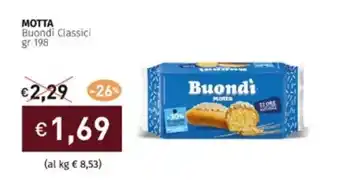 Prezzemolo e Vitale MOTTA Buondi Classici gr 198 offerta