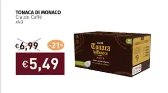 Prezzemolo e Vitale TONACA DI MONACO Cialde Caffè x40 offerta