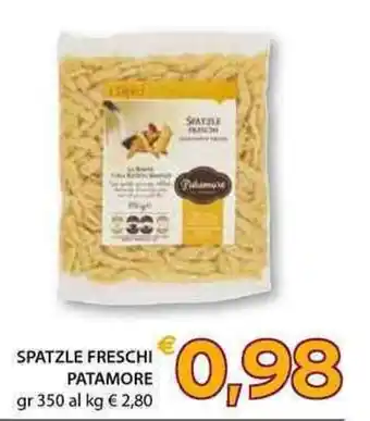 Patamore Spatzle Freschi 350 gr