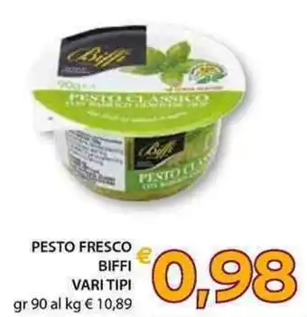 Mercatò Local Biffi Pesto Fresco vari tipi 90 gr offerta