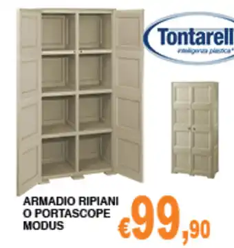 Bernava ARMADIO RIPIANI O PORTASCOPE MODUS offerta
