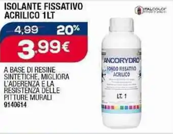 ISOLANTE FISSATIVO ACRILICO 1LT