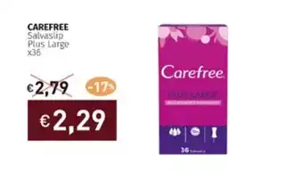 Prezzemolo e Vitale CAREFREE Salvaslip Plus Large x36 offerta