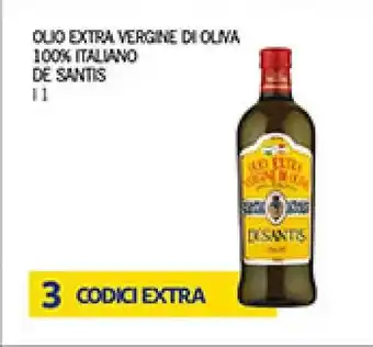 Coal OLIO EXTRA VERGINE DI OLIVA 100% ITALIANO DE SANTIS 1 l offerta