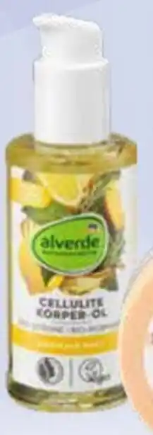 dm drogerie markt alverde olio corpo anticellulite con limone bio, rosmarino bio e olio di jojoba 100 ml offerta