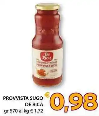 De Rica Provvista Sugo 570 gr
