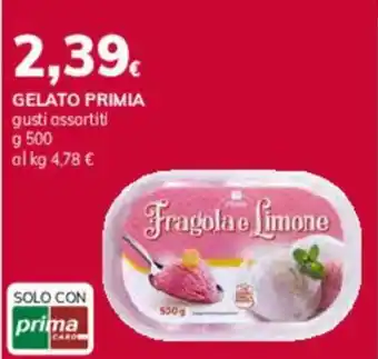 Basko GELATO PRIMIA gusti assortiti g 500 offerta