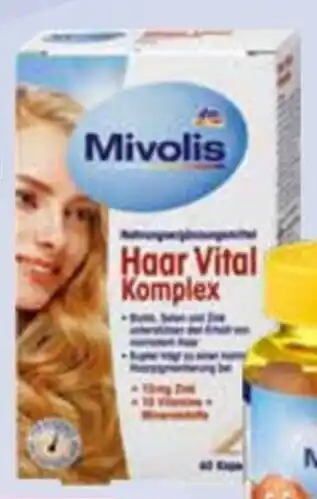 Mivolis integratore per capelli con biotina, selenio, zinco e rame 60 capsule