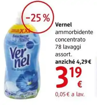 dm drogerie markt Vernel ammorbidente concentrato 78 lavaggi assort. offerta