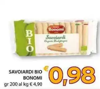 Bonomi Savoiardi Bio 200 gr