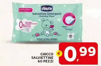 Extra Supermercati CHICCO SALVIETTINE 60 PEZZI offerta