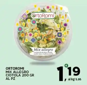 Extra Supermercati ORTOROMI MIX ALLEGRO CIOTOLA 200 GR offerta