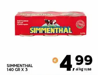 Extra Supermercati SIMMENTHAL 140 GR X 3 offerta