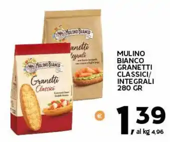 Extra Supermercati MULINO BIANCO GRANETTI CLASSICI/ INTEGRALI 280 GR offerta