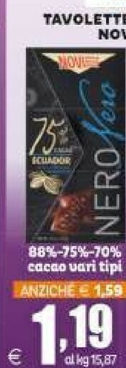Elite Cioccolato offerta