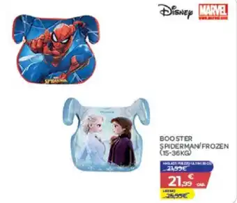 Bimbo Store DISNEY BOOSTER SPIDERMAN FROZEN (15-36KG) offerta