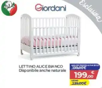 Bimbo Store LETTINO ALICE BIANCO offerta