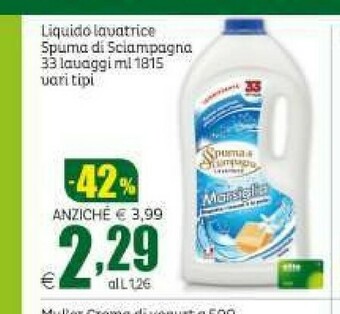 Elite Detersivo lavatrice offerta