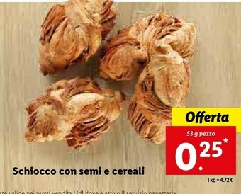 Schiocco con semi e cereali