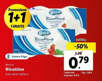 Lidl Ricotta offerta